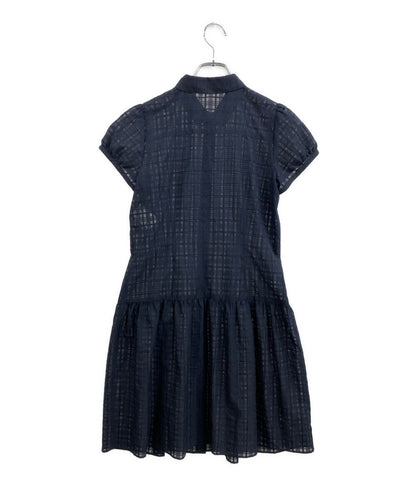 BLUE LABEL CRESTBRIDGE ブルーレーベル・クレストブリッジ 半袖ワンピース 55J33-711-29 レディース SIZE 38