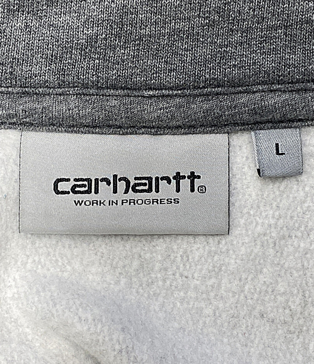 Carhartt スウェット グレー ハーフジップ メンズ SIZE L カーハート