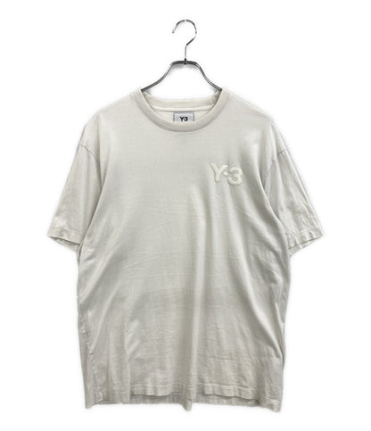 Y-3 半袖Ｔシャツ ホワイト ロゴ メンズ SIZE M ワイスリー