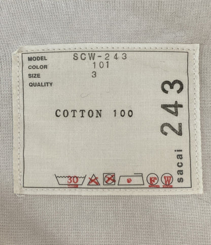 sacai 半袖Ｔシャツ 24ss SCW-243 ホワイト メンズ SIZE 3 サカイ