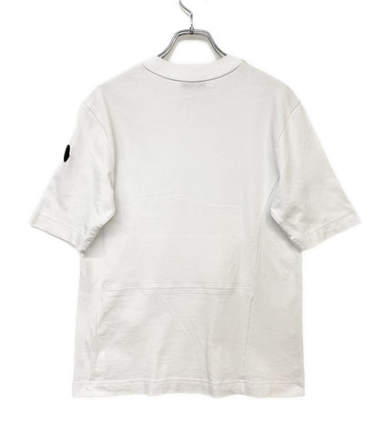 MONCLER 半袖Ｔシャツ ホワイト エンボス加工ロゴ 24SS レディース SIZE XS モンクレール
