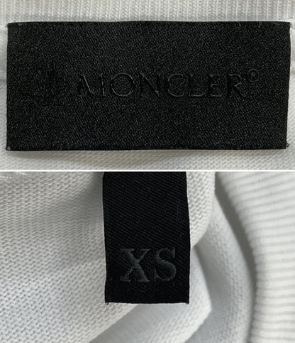 MONCLER 半袖Ｔシャツ ホワイト エンボス加工ロゴ 24SS レディース SIZE XS モンクレール