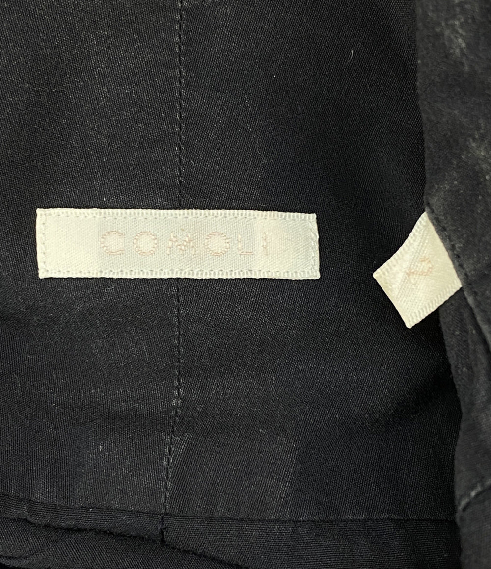 COMOLI 長袖シャツ ブラック 23ss メンズ SIZE 2 コモリ