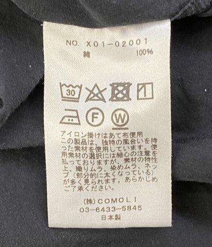 COMOLI 長袖シャツ ブラック 23ss メンズ SIZE 2 コモリ