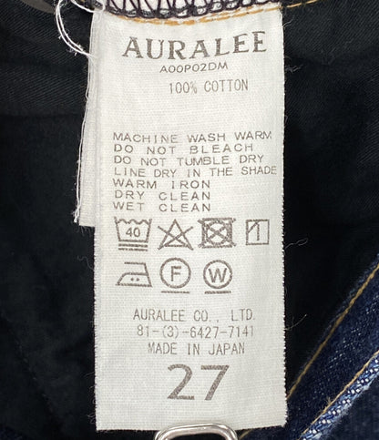 AURALEE デニムパンツ インディゴ ブルー メンズ SIZE 27 オーラリー