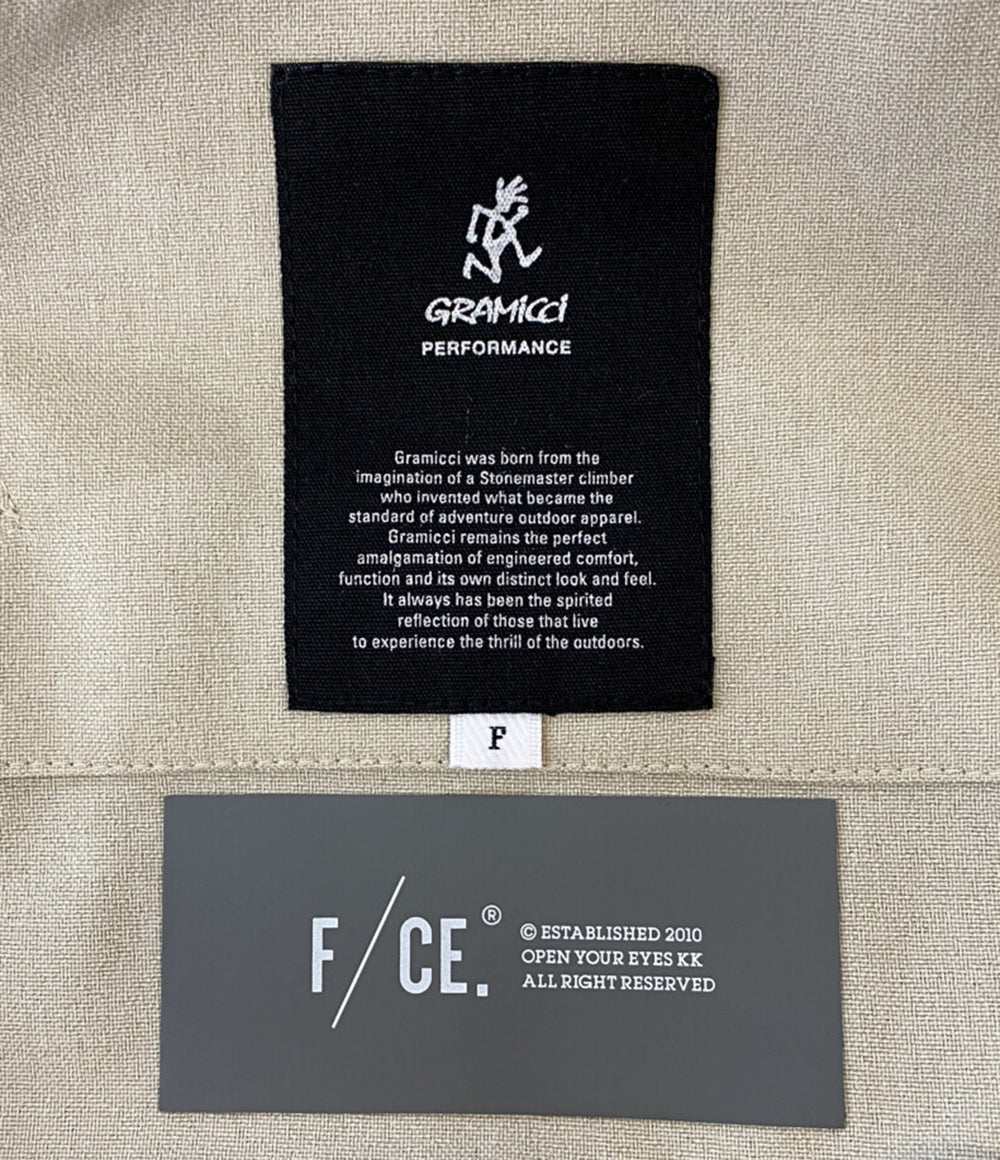 F／CE ベージュ シームレスガゼットベスト メンズ SIZE F エフシーイー