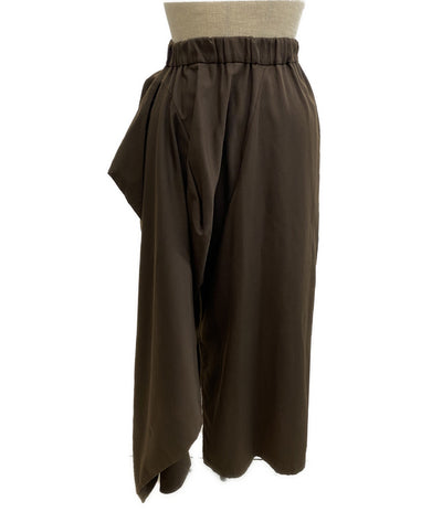 tricot COMME des GARCONS 変形スカート ブラウン TS-100150 レディース SIZE - トリココムデギャルソン