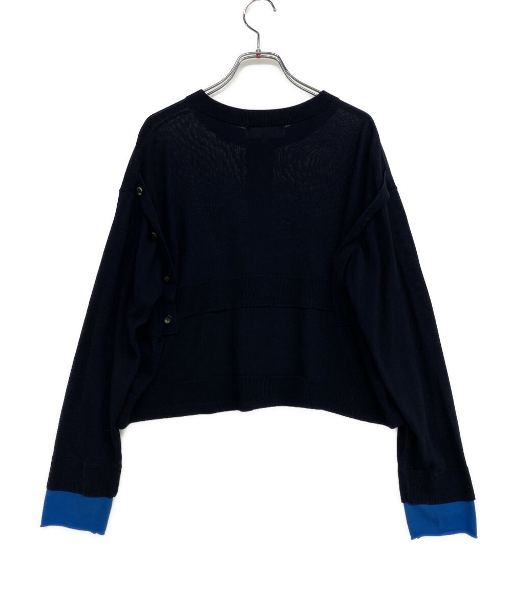 ENFOLD カーディガン 300GA270-2230 LAYERED CARDIGAN 23AW レディース SIZE 38 エンフォルド