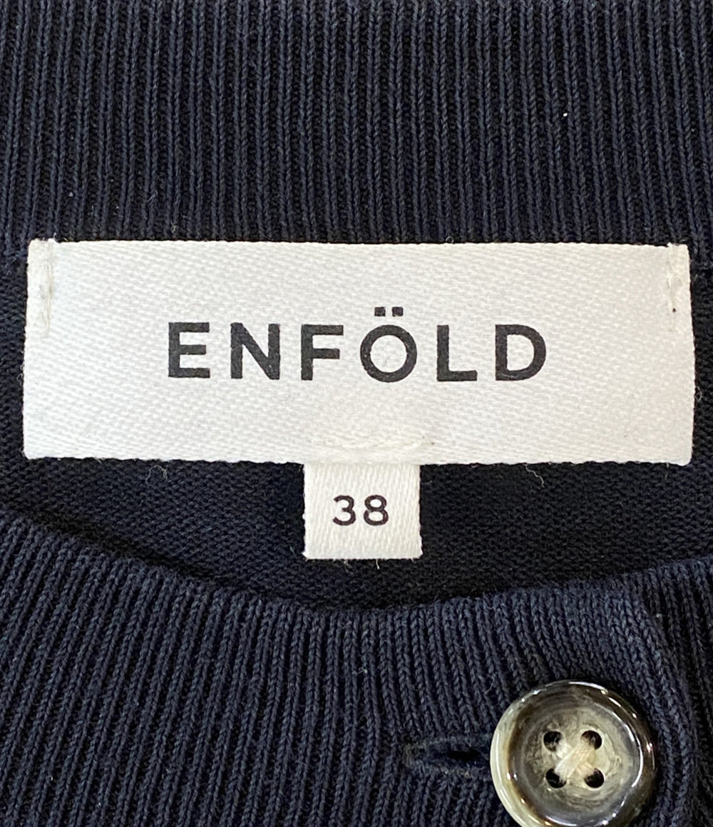 ENFOLD カーディガン 300GA270-2230 LAYERED CARDIGAN 23AW レディース SIZE 38 エンフォルド