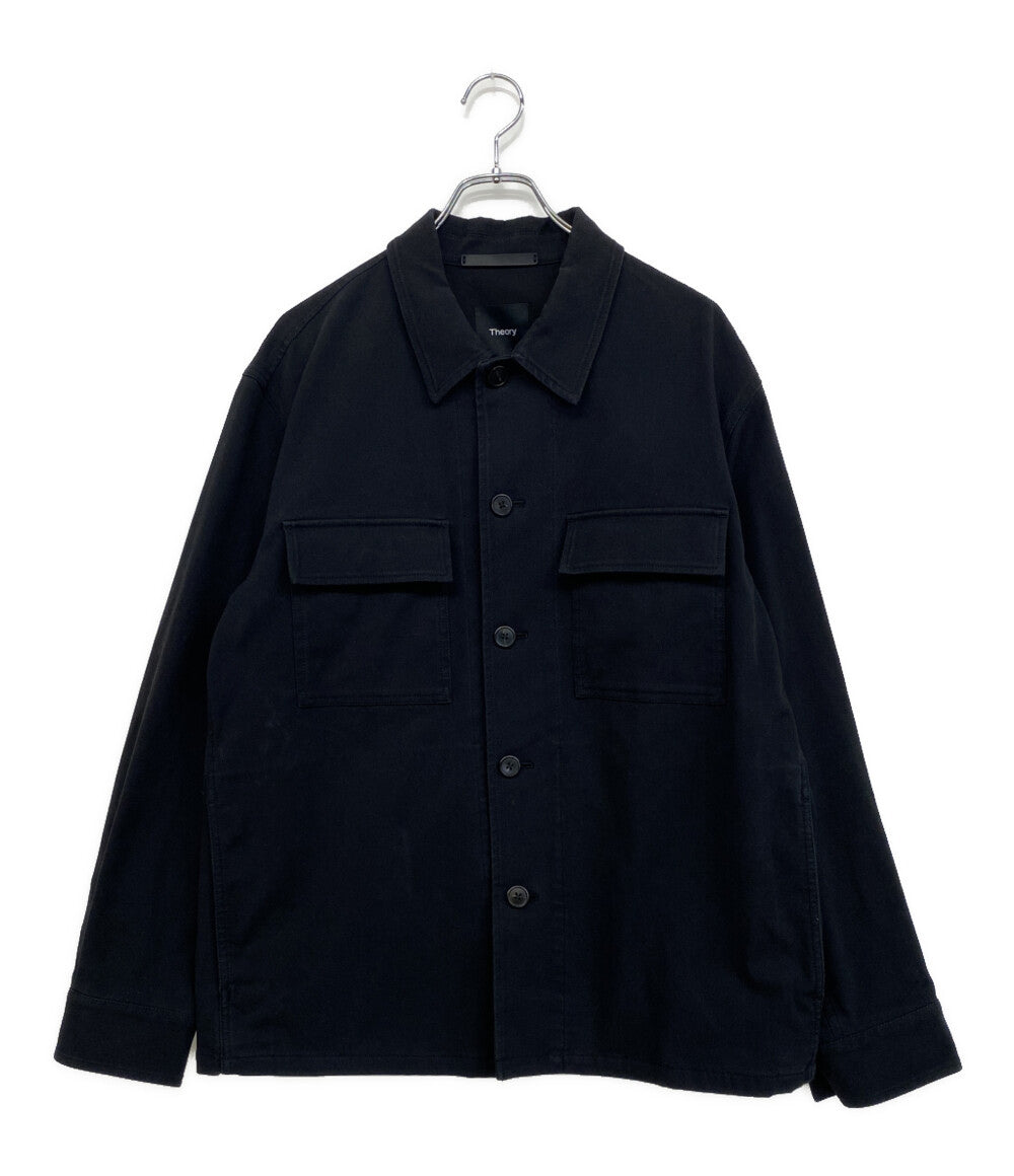 theory シャツジャケット 23SPRING-06 BLK メンズ SIZE L セオリー