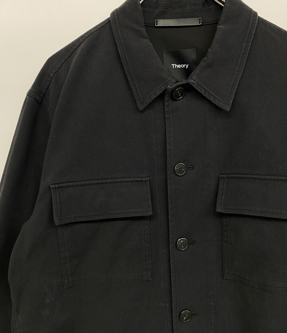 theory シャツジャケット 23SPRING-06 BLK メンズ SIZE L セオリー