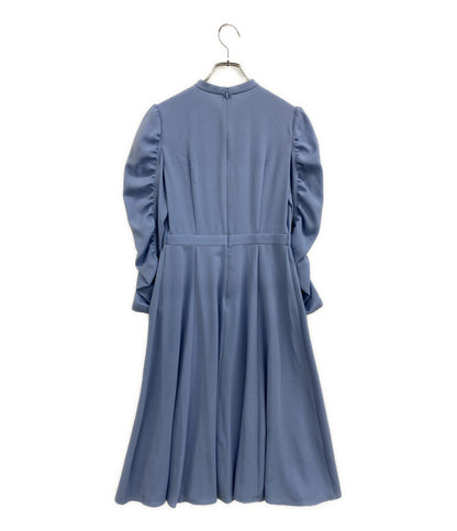 ANAYI 七分袖ワンピース ブルー 102317-14-320-62-340 レディース SIZE 34 アナイ