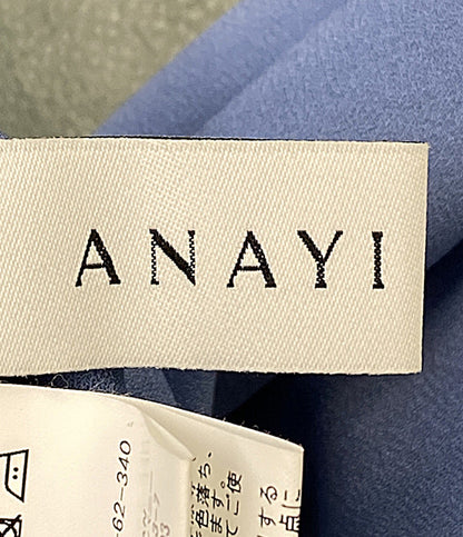 ANAYI 七分袖ワンピース ブルー 102317-14-320-62-340 レディース SIZE 34 アナイ