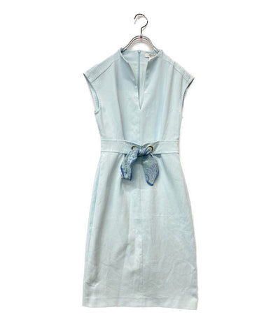 MAX MARA ワンピース 122115026 白タグ スカイブルー レディース SIZE 36 マックスマーラ