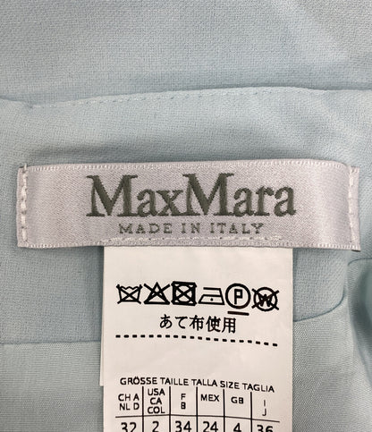 MAX MARA ワンピース 122115026 白タグ スカイブルー レディース SIZE 36 マックスマーラ