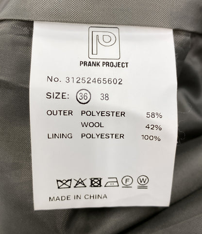 PRANK PROJECT ドロップヘムレイヤードスカートパンツ 31252465602 ブラウン レディース SIZE 36 プランク プロジェクト