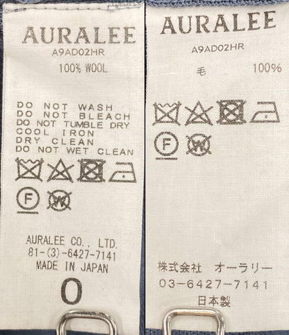 AURALEE ウールスーパーハイゲージスムースニットスリットワンピース レディース SIZE - オーラリー