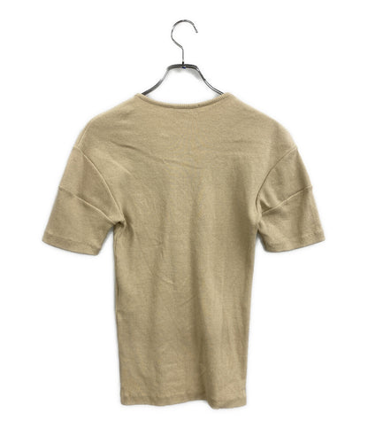 LEMAIRE 半袖ニット ベージュ 8667-343-0092 レディース SIZE S ルメール