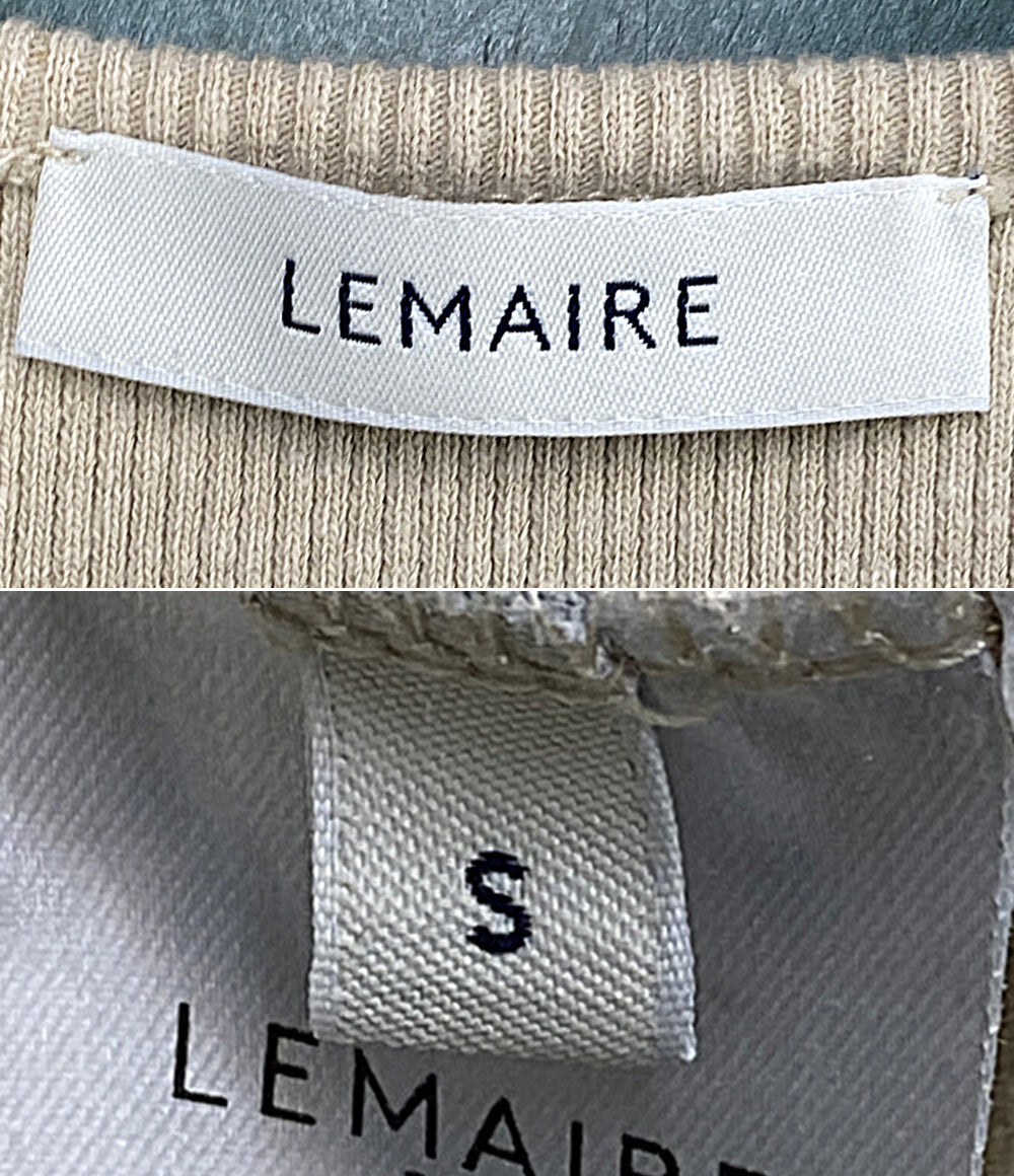 LEMAIRE 半袖ニット ベージュ 8667-343-0092 レディース SIZE S ルメール