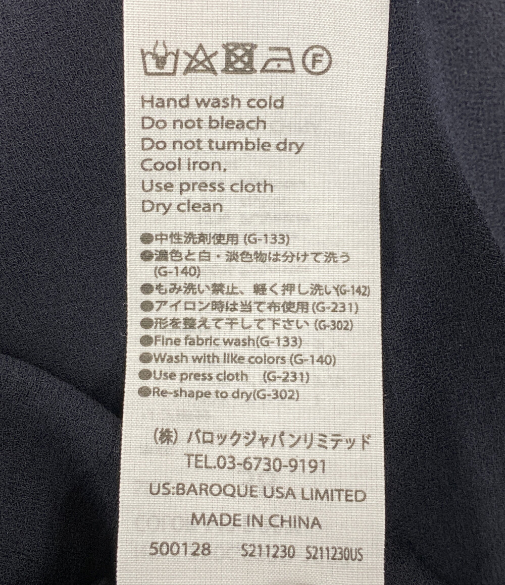 ENFOLD ブラウス 22SS ネイビー レディース SIZE 38 エンフォルド