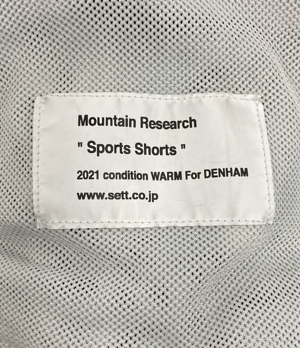 DENHAM × MOUNTAN RESEARCH マウンテンリサーチ ショートパンツ 29211-3-12001 グレー ナイロン メンズ SIZE L デンハム