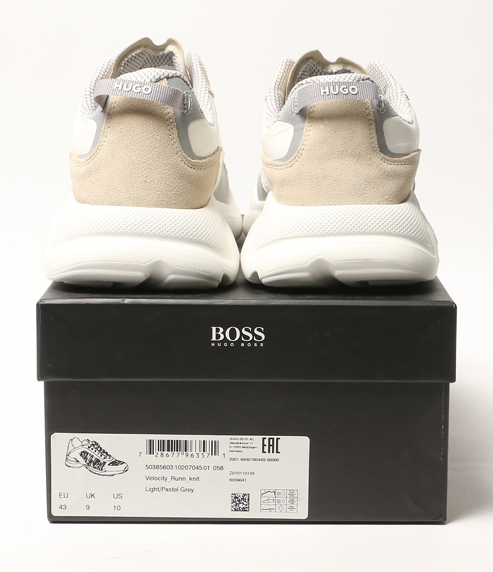 HUGO BOSS スニーカー ホワイト ベージュ メンズ SIZE 43 ヒューゴボス