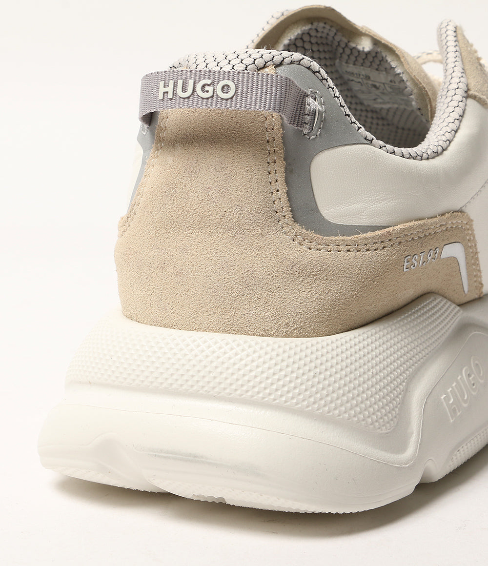 HUGO BOSS スニーカー ホワイト ベージュ メンズ SIZE 43 ヒューゴボス