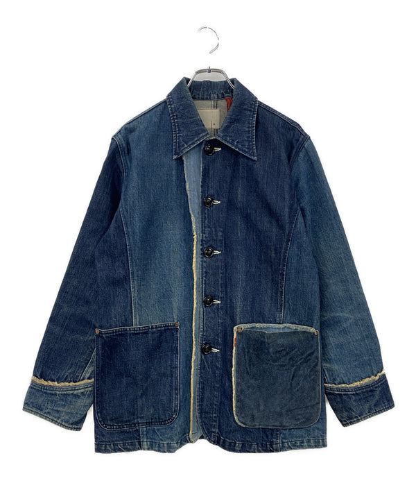 LEVI'S デニムジャケット パッチワーク レディース SIZE M リーバイス