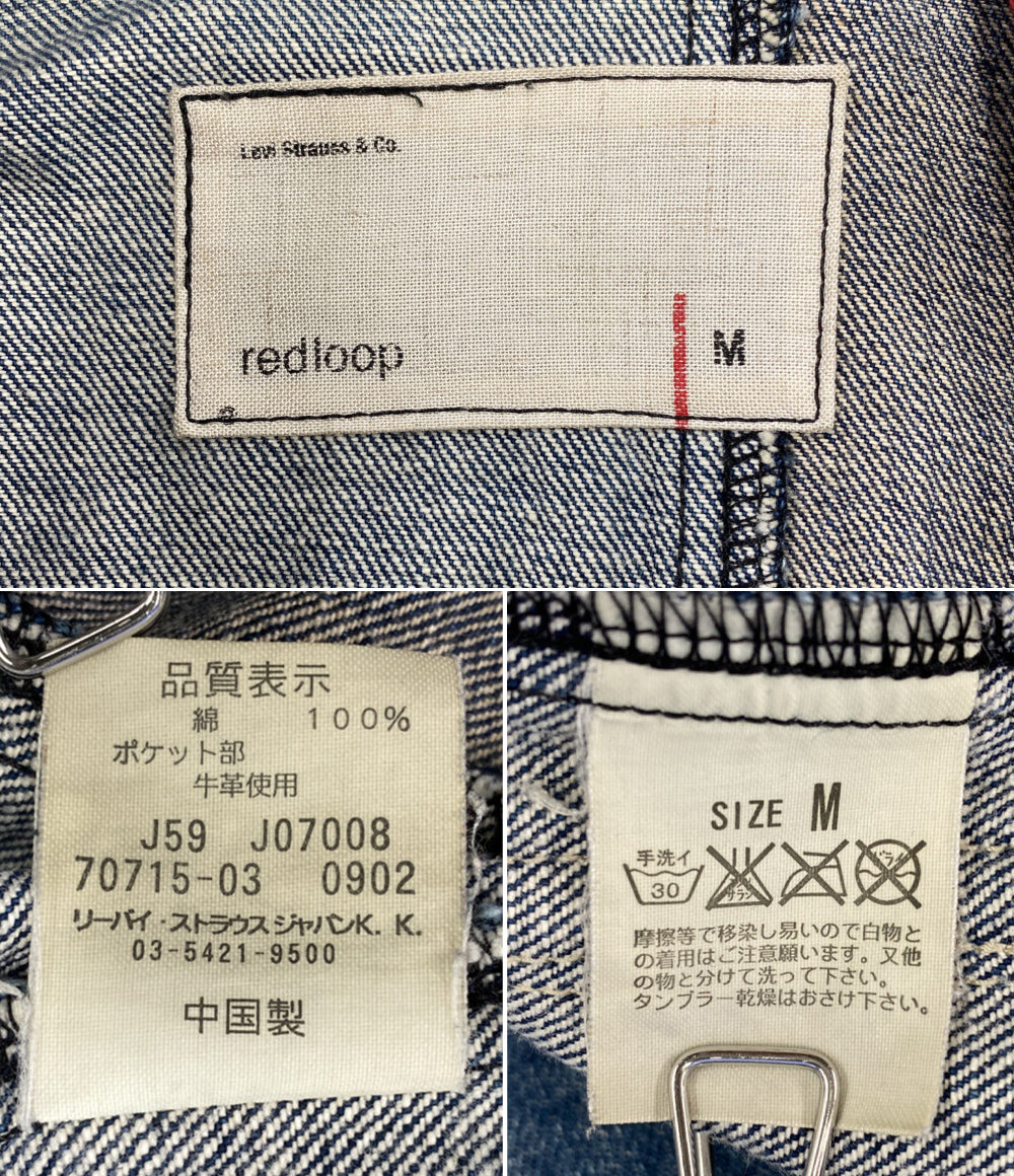 LEVI'S デニムジャケット パッチワーク レディース SIZE M リーバイス
