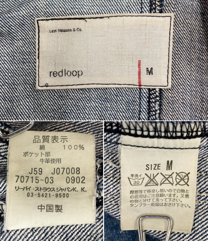 LEVI'S デニムジャケット パッチワーク レディース SIZE M リーバイス