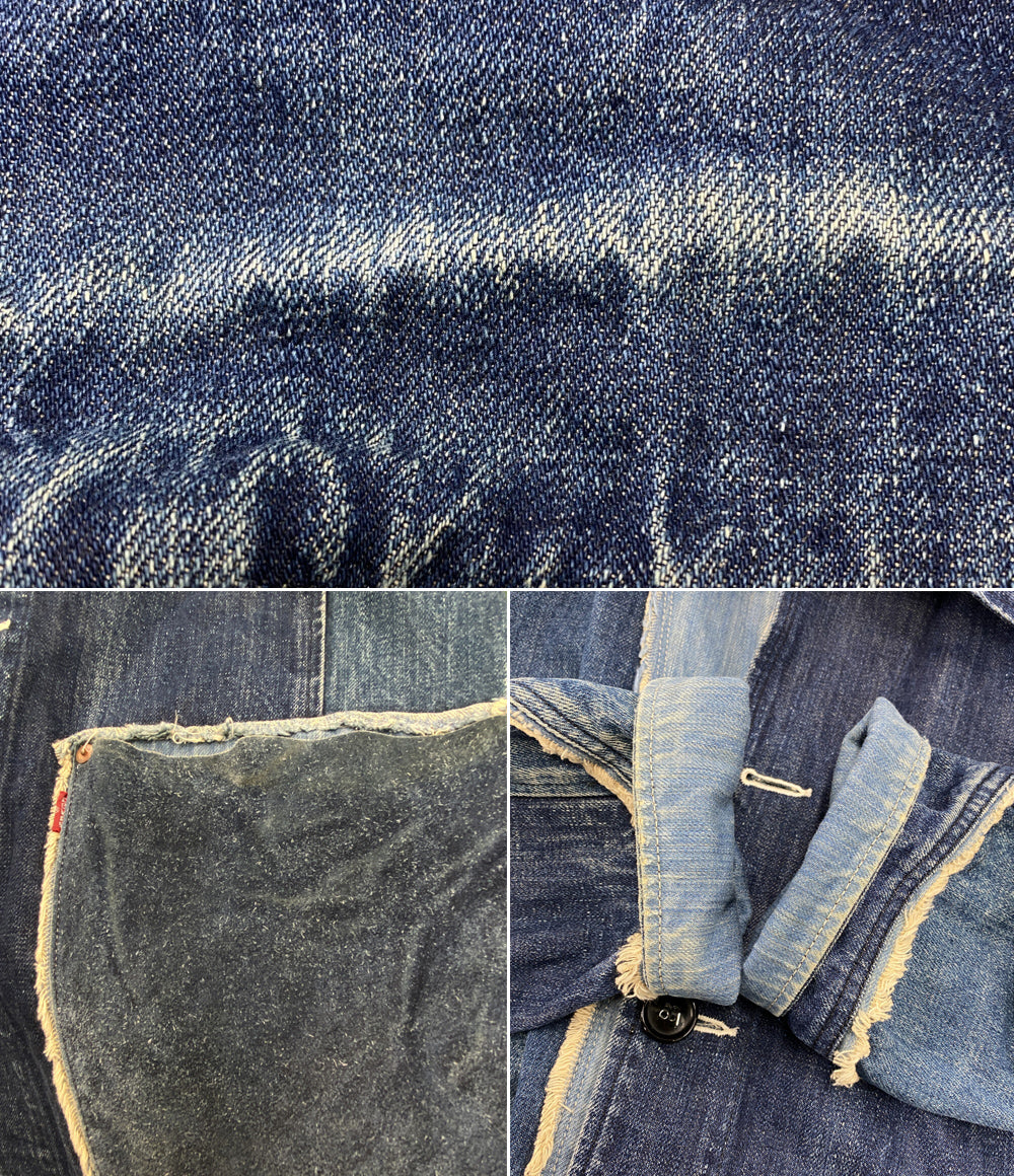 LEVI'S デニムジャケット パッチワーク レディース SIZE M リーバイス
