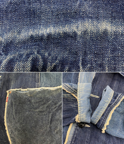 LEVI'S デニムジャケット パッチワーク レディース SIZE M リーバイス