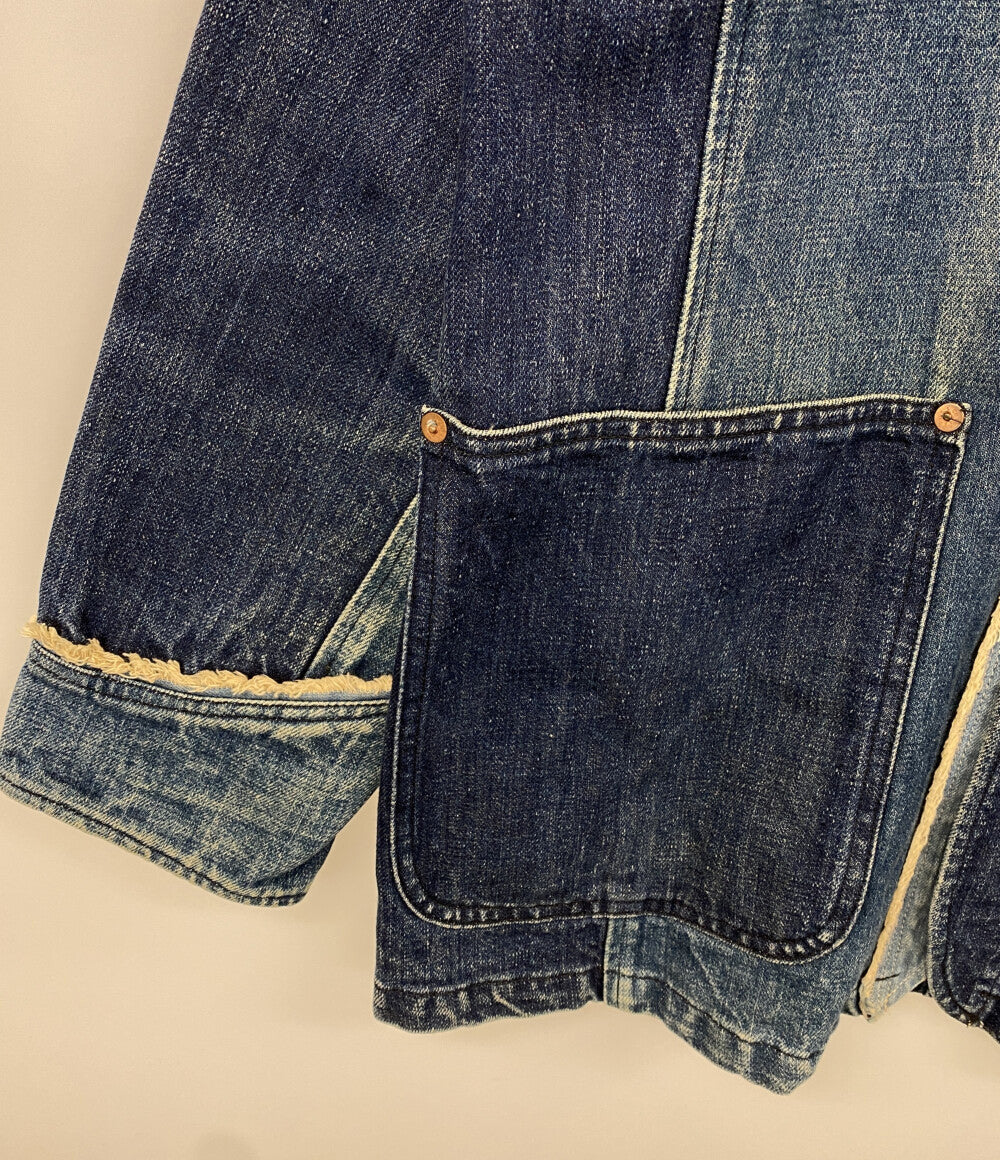 LEVI'S デニムジャケット パッチワーク レディース SIZE M リーバイス
