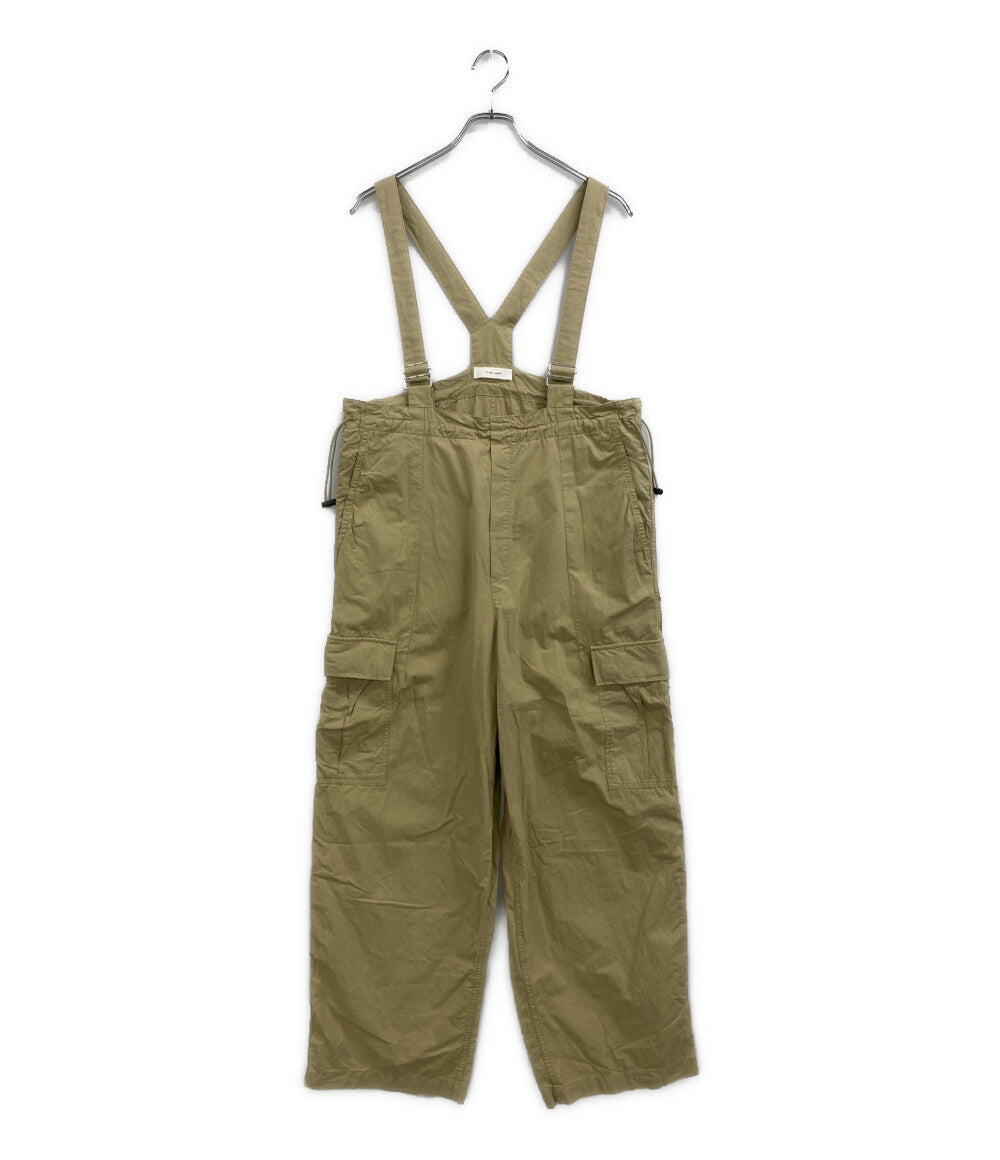 Le Melange オーバーオール サロペット オリーブ 8423506 レディース SIZE - ルメランジュ