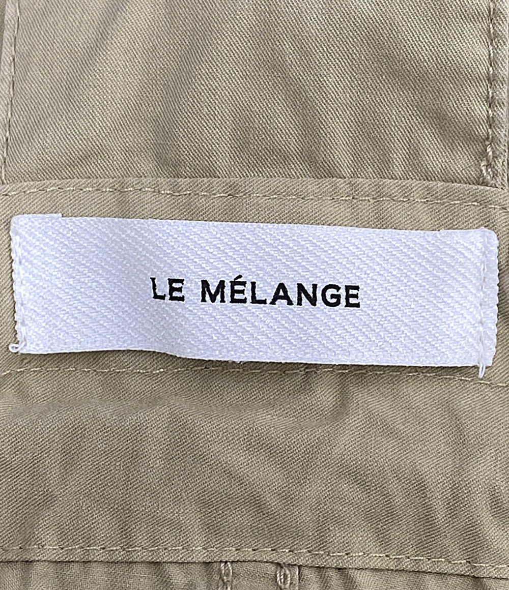 Le Melange オーバーオール サロペット オリーブ 8423506 レディース SIZE - ルメランジュ