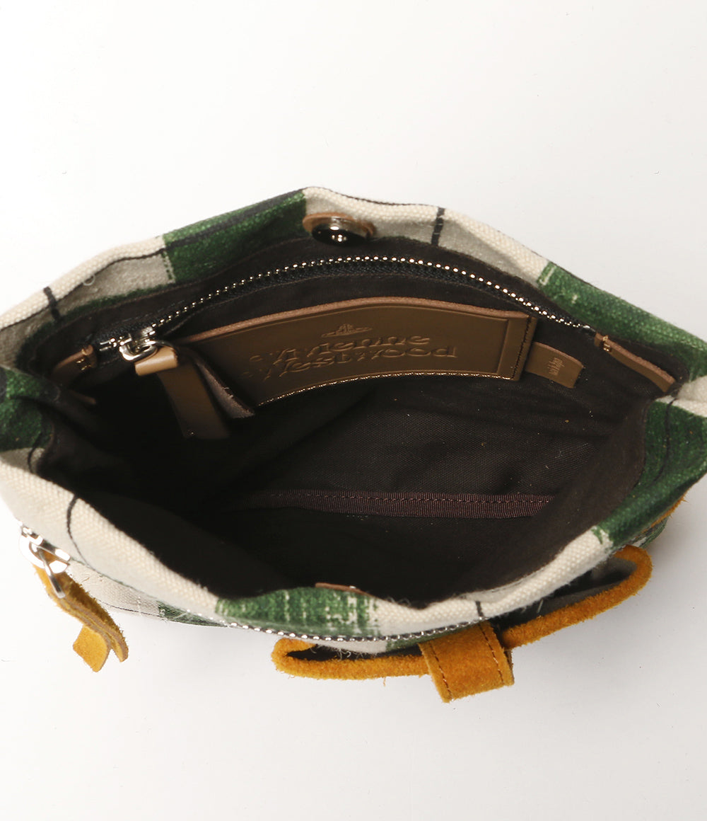 VIVIENNE WESTWOOD ショルダーバッグ MESSY TARTAN サコッシュ レディース ヴィヴィアンウエストウッド