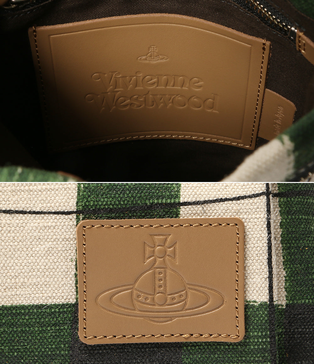 VIVIENNE WESTWOOD ショルダーバッグ MESSY TARTAN サコッシュ レディース ヴィヴィアンウエストウッド