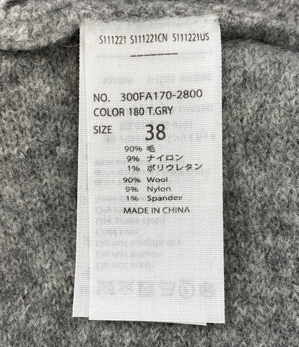 ENFOLD サークルニット ビブニット レディース SIZE 38 エンフォルド