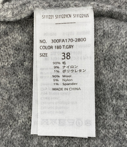 ENFOLD サークルニット ビブニット レディース SIZE 38 エンフォルド