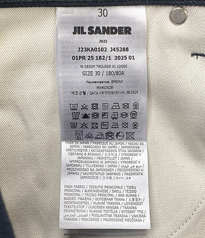 Jil sander デニムパンツ ルーズフィットデニム ブラック 23AW J23KA0102 メンズ SIZE 30 ジルサンダー