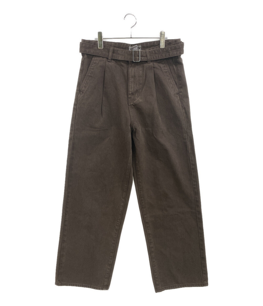 KITH コットンワイドパンツ ブラウン メンズ SIZE 32 キス