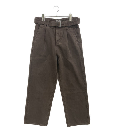 KITH コットンワイドパンツ ブラウン メンズ SIZE 32 キス