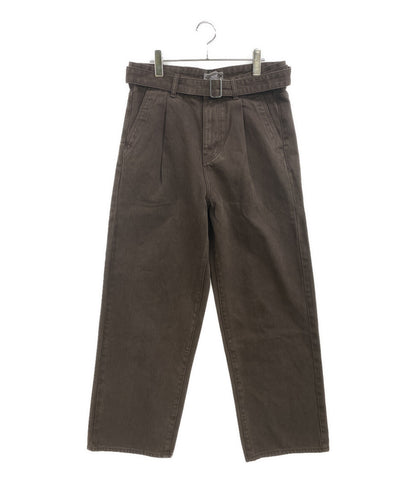KITH コットンワイドパンツ ブラウン メンズ SIZE 32 キス