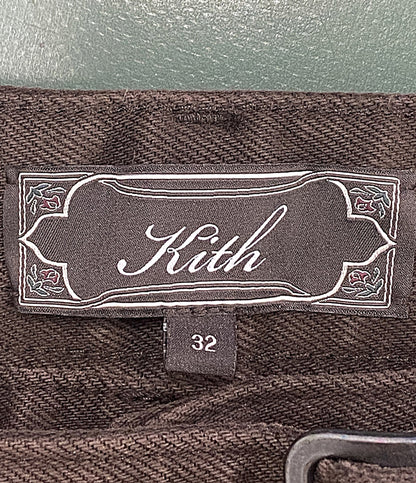 KITH コットンワイドパンツ ブラウン メンズ SIZE 32 キス