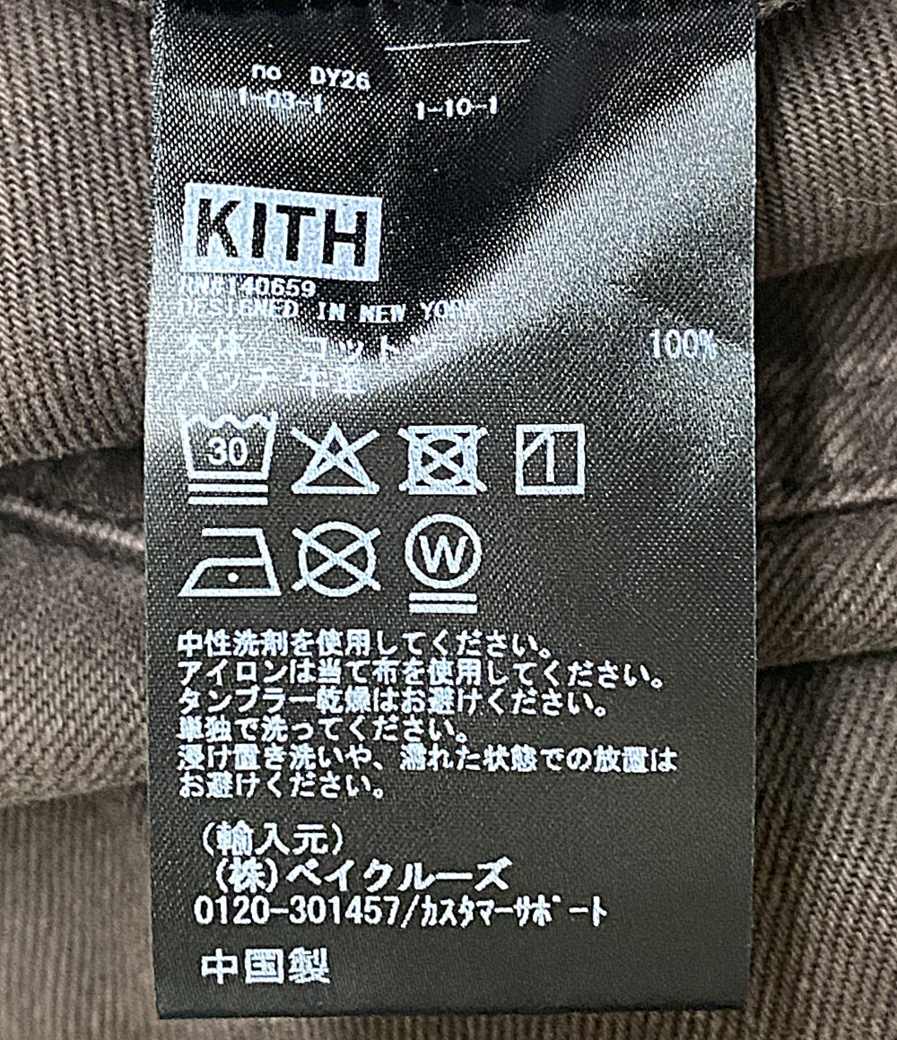 KITH コットンワイドパンツ ブラウン メンズ SIZE 32 キス