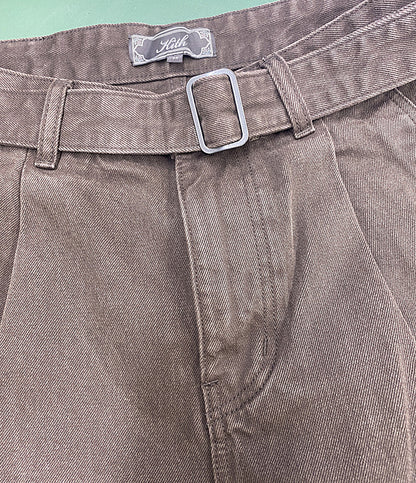 KITH コットンワイドパンツ ブラウン メンズ SIZE 32 キス