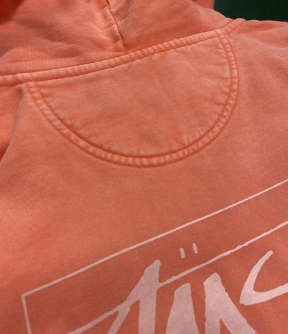 STUSSY スウェットパーカー ca28629 オレンジ メンズ SIZE M ステューシー