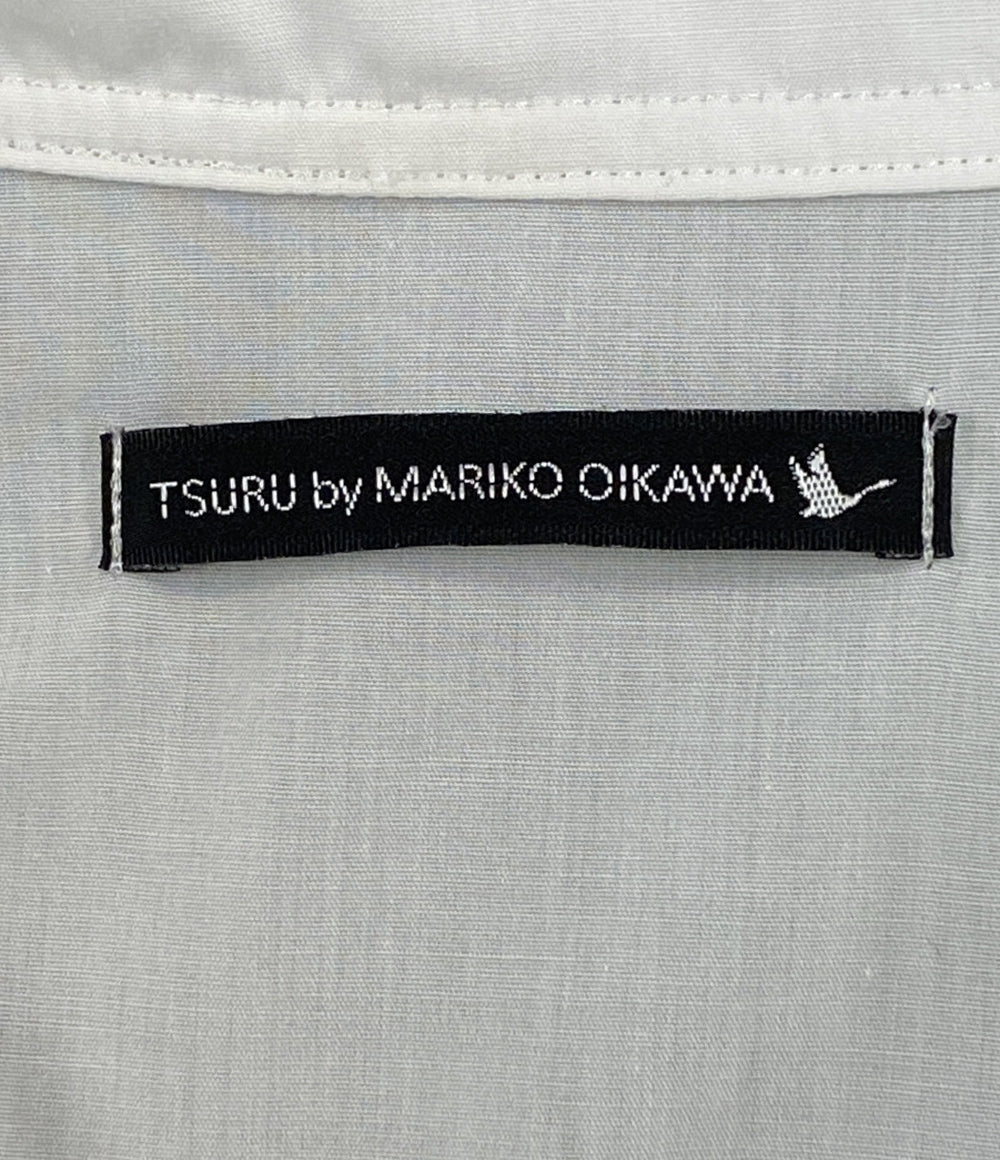 TSURU By MARIKO OIKAWA 長袖ブラウス パフスリーブ ホワイト BL-1228610 レディース SIZE F ツルバイマリコオイカワ
