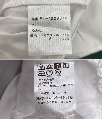 TSURU By MARIKO OIKAWA 長袖ブラウス パフスリーブ ホワイト BL-1228610 レディース SIZE F ツルバイマリコオイカワ