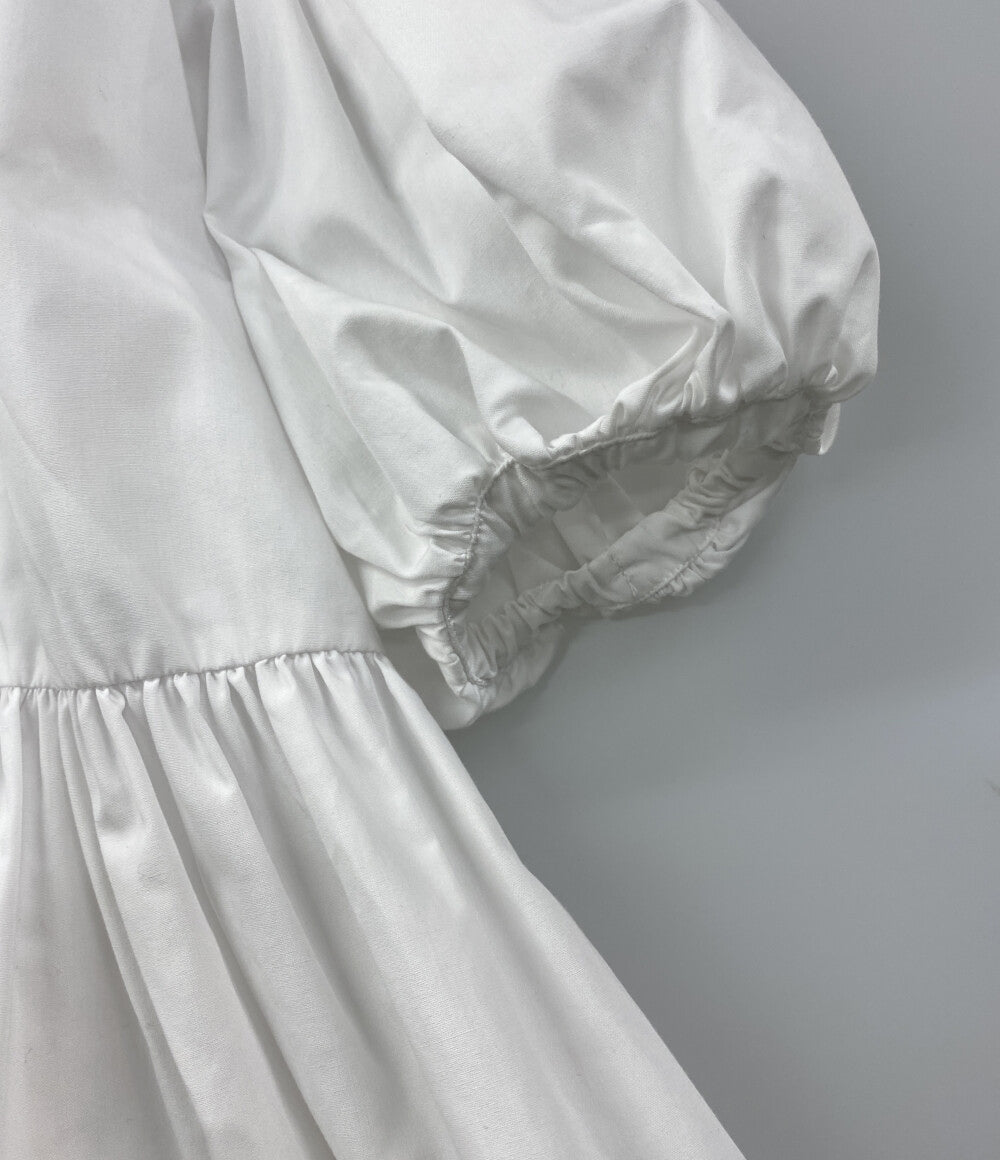 TSURU By MARIKO OIKAWA 長袖ブラウス パフスリーブ ホワイト BL-1228610 レディース SIZE F ツルバイマリコオイカワ